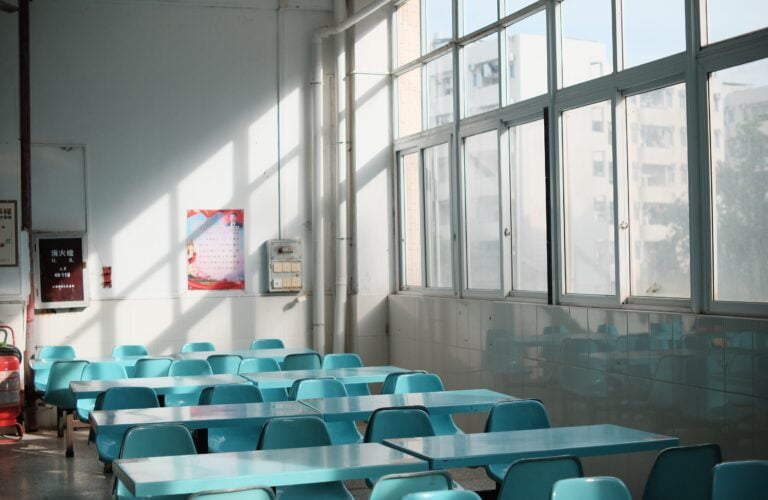 A clean school classroom